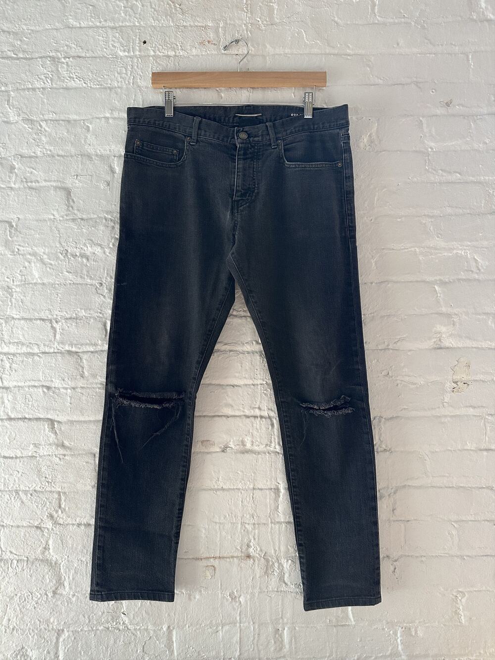 Hedi Slimane 2014 Saint Laurent Paris Distressed Jeans